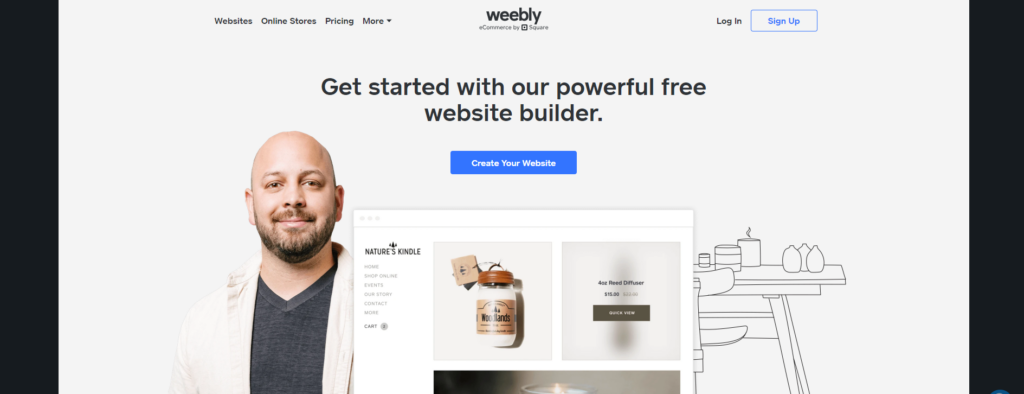 weebly homepage